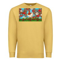 Antique Gold cute chicken Premium Sweatshirt - TumblerDesignByShophia