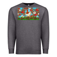 Charcoal Heather cute chicken Premium Sweatshirt - TumblerDesignByShophia