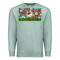 Seafoam cute chicken Premium Sweatshirt - TumblerDesignByShophia