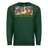 Sports Green cute chicken Premium Sweatshirt - TumblerDesignByShophia