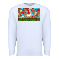 White cute chicken Premium Sweatshirt - TumblerDesignByShophia