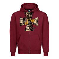 Burgundy Bronc Rider Zipper Hoodie - Bettercallsaul