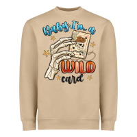 Mushroom baby im a wild card Heavyweight Sweatshirt - MaliasSmallBusiness