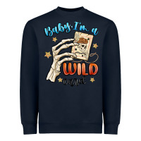 Navy baby im a wild card Heavyweight Sweatshirt - MaliasSmallBusiness