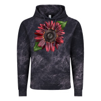 Cloud Black chocolate sunflower Vintage Hoodie - LillyAllenDesigns
