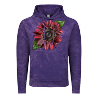 Cloud Purple chocolate sunflower Vintage Hoodie - LillyAllenDesigns