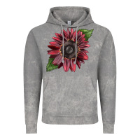 Cloud Rock chocolate sunflower Vintage Hoodie - LillyAllenDesigns