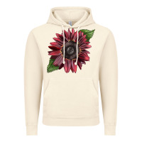 Vintage Artic chocolate sunflower Vintage Hoodie - LillyAllenDesigns