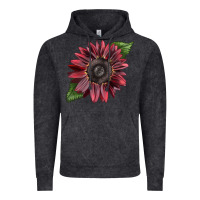 Vintage Black chocolate sunflower Vintage Hoodie - LillyAllenDesigns