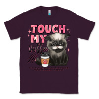 Plum touch my coffee and ill slap you so hard grumpy ca Classic Tee - JahusDesignShop