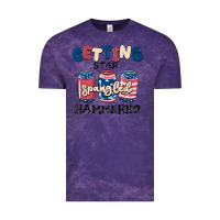 Cloud Purple getting star spangled hammered Vintage Tee - MaliasSmallBusiness
