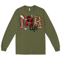 Army Green lab life christmas Long Sleeve Tee - MaliasSmallBusiness
