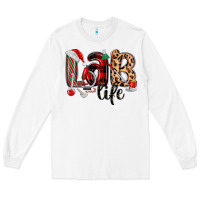 White lab life christmas Long Sleeve Tee - MaliasSmallBusiness