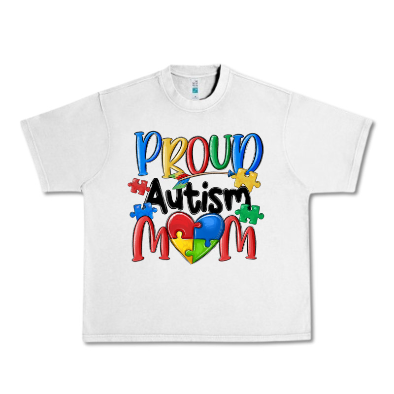 Proud Autism Mom Urban Heavy Tee by MaliasSmallBusiness | Teevron