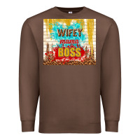 Chestnut wifey mama boss Premium Sweatshirt - TumblerDesignByShophia