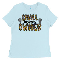 Baby Blue small business owner Ladies Tee - CowhideDigitalArt