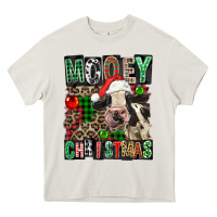 Cream Mooey christmas Heavy Core Tee - FaDigitalArtStudio