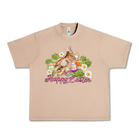 Burro easter bunny with carrots and daisy Urban Heavy Tee - AdoDesignShop