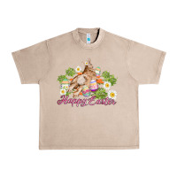 French Oak easter bunny with carrots and daisy Urban Heavy Tee - AdoDesignShop