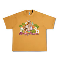 Peanut Butter easter bunny with carrots and daisy Urban Heavy Tee - AdoDesignShop
