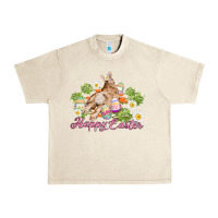 Sandshell easter bunny with carrots and daisy Urban Heavy Tee - AdoDesignShop
