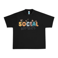 Black social worker Urban Heavy Tee - MaliasSmallBusiness