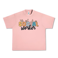 Salmon social worker Urban Heavy Tee - MaliasSmallBusiness