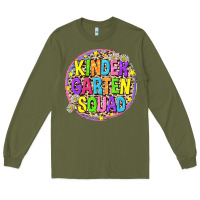 Army Green kindergarten squad Long Sleeve Tee - NancyCooperArtShop
