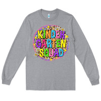 Heather Grey kindergarten squad Long Sleeve Tee - NancyCooperArtShop