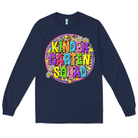 Navy kindergarten squad Long Sleeve Tee - NancyCooperArtShop