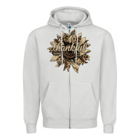 Dove Grey thankful sunflower Zipper Hoodie - Bettercallsaul