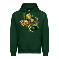 Forest Green texas map st patrick's day Urban Hoodie - FaDigitalArtStudio