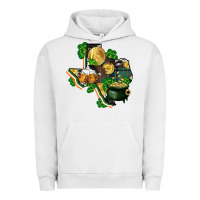 Pigment Lunar Rock texas map st patrick's day Urban Hoodie - FaDigitalArtStudio
