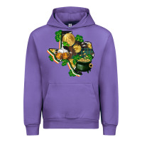 Tulip texas map st patrick's day Urban Hoodie - FaDigitalArtStudio