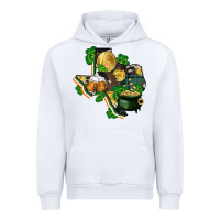 White texas map st patrick's day Urban Hoodie - FaDigitalArtStudio