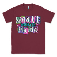 Burgundy small business mama Classic Tee - MaliasSmallBusiness
