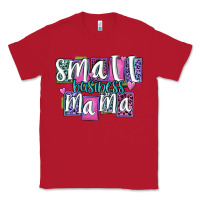 Red small business mama Classic Tee - MaliasSmallBusiness