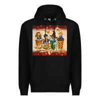 Black wizards coffee cups Premium Hoodie - TumblerDesignByShophia