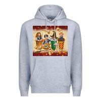Heather Grey wizards coffee cups Premium Hoodie - TumblerDesignByShophia