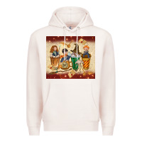 Pale Pink wizards coffee cups Premium Hoodie - TumblerDesignByShophia