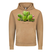 Vintage Camel desert prickly pear cactus Vintage Hoodie - LillyAllenDesigns