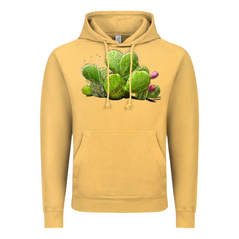 Desert Prickly Pear Cactus Vintage Hoodie by LillyAllenDesigns | Teevron