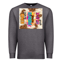 Charcoal Heather kind heart fierce mind brave spirit Premium Sweatshirt - TumblerDesignByShophia