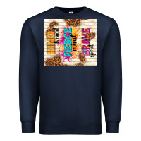 Navy kind heart fierce mind brave spirit Premium Sweatshirt - TumblerDesignByShophia