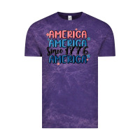 Cloud Purple america since 1776 Vintage Tee - MaliasSmallBusiness