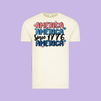 America Since 1776 Vintage Tee Designed By Maliassmallbusiness