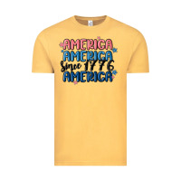 Vintage Mustard america since 1776 Vintage Tee - MaliasSmallBusiness