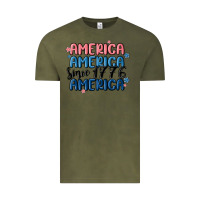 Vintage Olive america since 1776 Vintage Tee - MaliasSmallBusiness