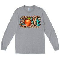 Heather Grey love png Long Sleeve Tee - JahusDesignShop