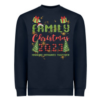 Navy custom family christmas 2023 marking memories toge Heavyweight Sweatshirt - MaliasSmallBusiness